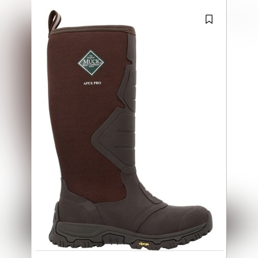 Muck Boots Mens Apex Insulated Arctic Grip AT Traction Lug Boot